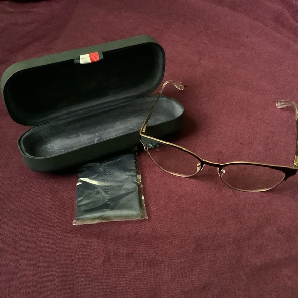 Tommy Hilfiger Glasses Frames with case & cleaning cloth TH 1359 K1T 140 NEW - Picture 4 of 6